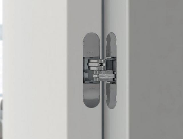 Dobradiças Invisíveis com regulagem 3D